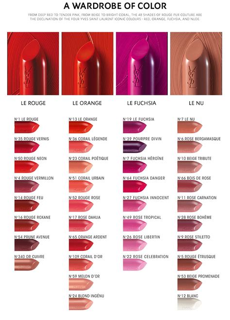 ysl lip liner 13 dupe|YSL lipstick color chart.